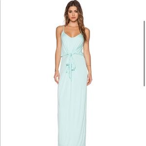NWOT De Lacy Alexandra Maxi Dress Honeydew XS